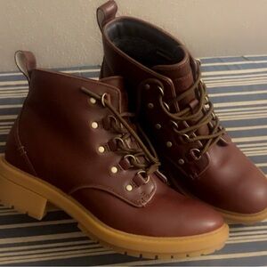 Cole Haan Tan Lug Sole Boot